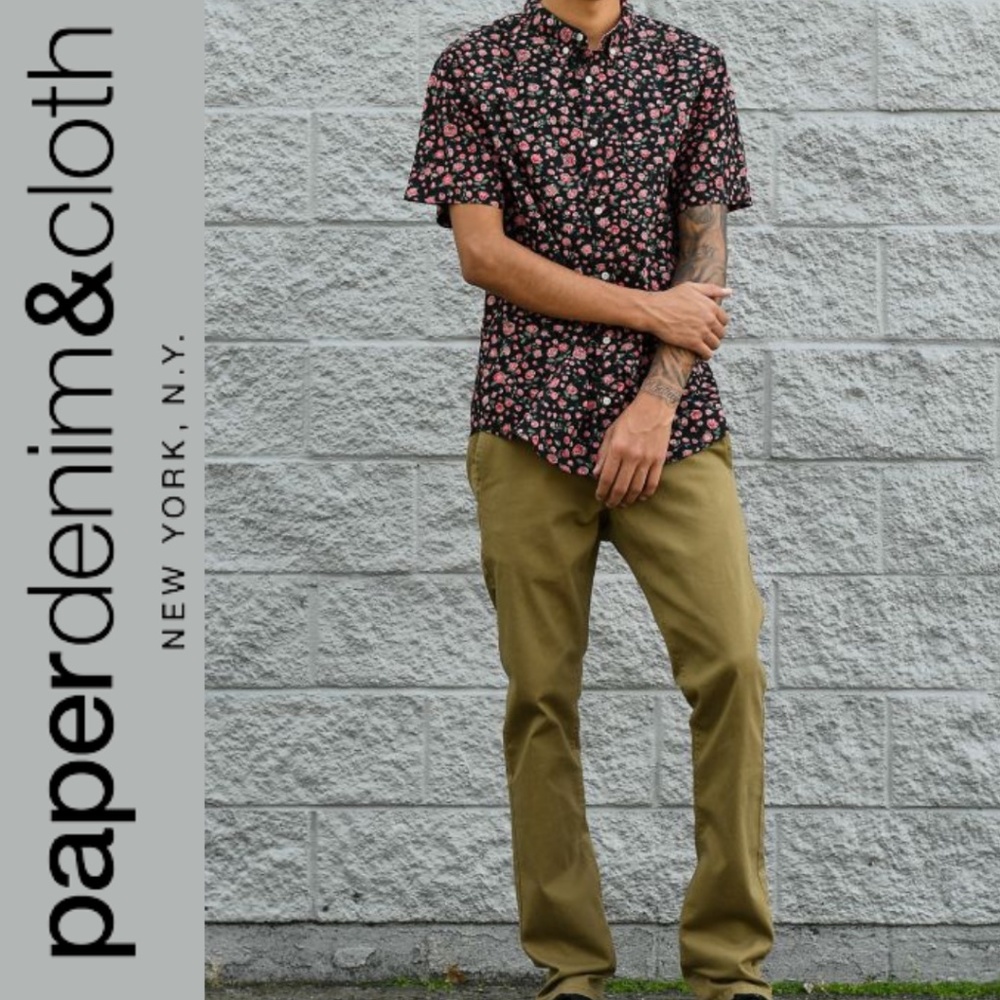 Paper, Denim & Cloth Dark Khaki Chino's
